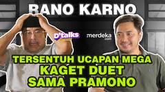 Rano Doel Karno Kaget Duet sama Pramono, Tersentuh Ucapan Mega soal Jakarta