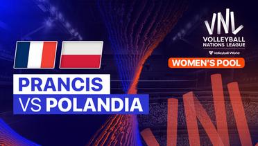 Prancis vs Polandia - Full Match | Women's Volleyball Nations League 2024