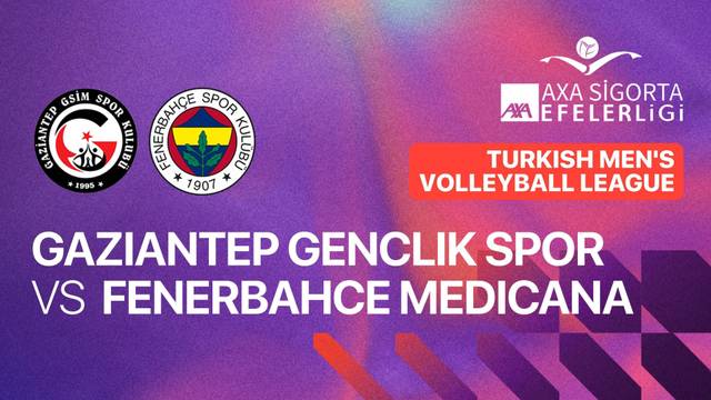 Gaziantep Genclik Spor vs Fenerbahce Medicana - Full Match | Turkish Men's Volleyball League 2025/26