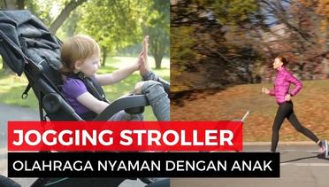 Stroller Bayi Canggih, Bisa Menemani Orang Tua Jogging