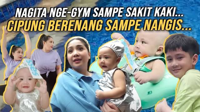 TAKUT TENGGELAM!!! NAGITA KAGET CIPUNG BISA RENANG SENDIRI, SEMUA KUMPUL JADI SAKSI MATA