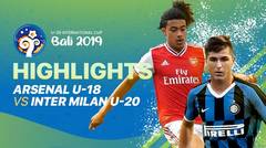 Match Highlight - Arsenal U-20 1 vs 0 Inter Milan U-20 | U20 International Bali Cup 2019