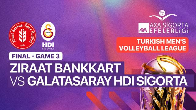 Final - Game 3: Ziraat Bankkart vs Galatasaray HDI Sigorta - Full Match | Turkish Men's Volleyball League 2025/26