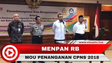 Kemenpan RB, Kemendikbud, BKN dan Polri, Siap Wujudkan Seleksi CPNS 2018 Bersih