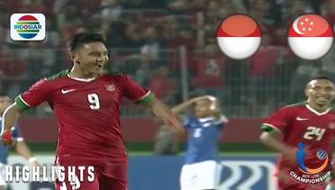 Gol Muhammad Rafli - Indonesia (2) vs (0) Singapura | AFF U-19 Championship