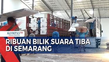 Logistik Pemilu 2024 Tiba di Semarang, KPU Siap Distribusikan ke 4.646 TPS