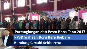 Partangiangan dan Pesta Bona Taon 2017 PPSD Siahaan Boru Bere Ibebere Bandung Cimahi Sekitarnya