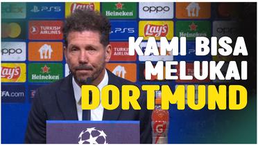 Diego Simeone Optimistis Atletico Madrid Kalahkan Borussia Dortmund