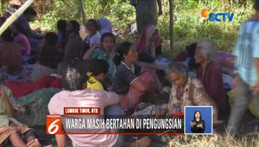 Hari Kedua Gempa Lombok Warga Bertahan di Pengungsian - Liputan6 Siang