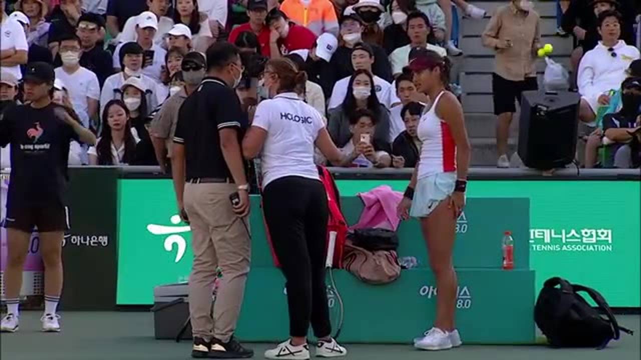 Match Highlights Jelena Ostapenko vs Emma Raducanu WTA Hana Bank