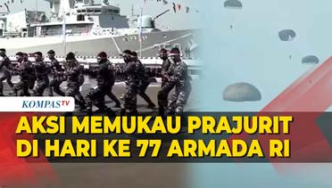 Rangkaian Pertunjukkan Memukau Personel AL di Hari ke 77 Armada RI