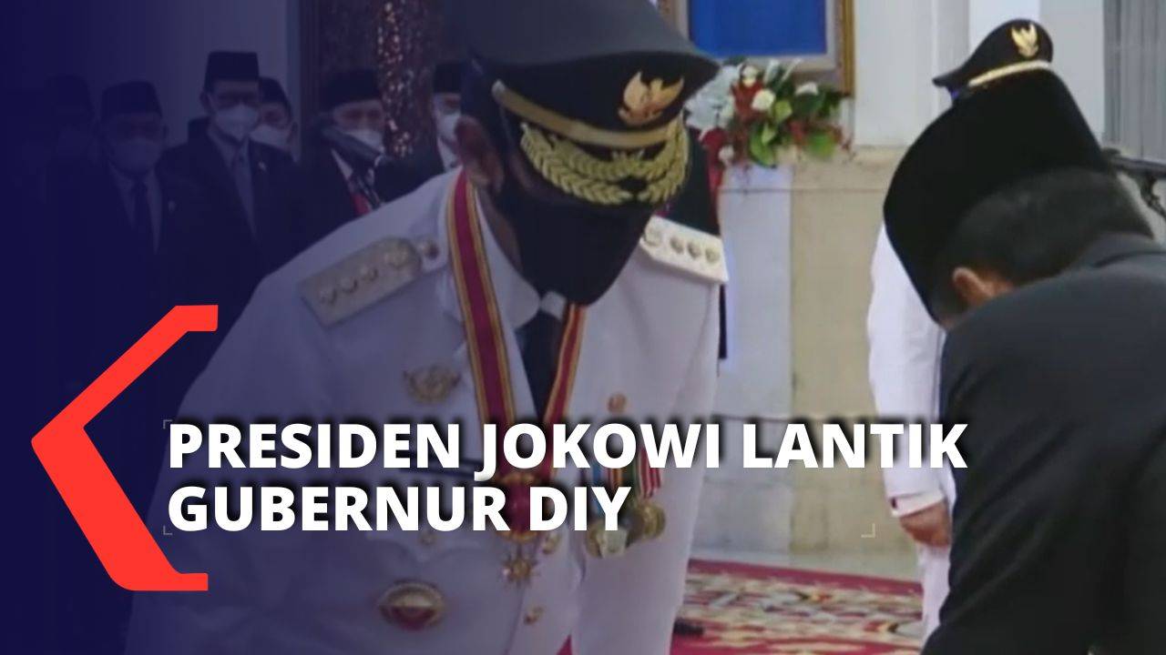 Presiden Jokowi Lantik Gubernur Wakil Gubernur Diy Sri Sultan