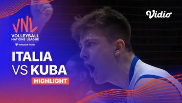 Match Highlights | Italia vs Kuba | Men’s Volleyball Nations League 2023
