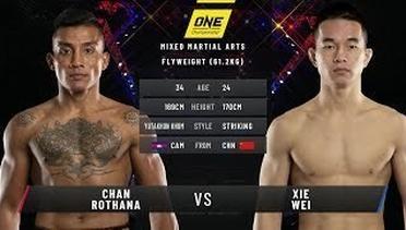 Chan Rothana vs. Xie Wei | Full Fight Replay