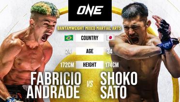 BANTAMWEIGHT BRAWL - Fabricio Andrade vs. Shoko Sato | Full Fight