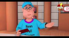 Happy Sheru Kauda Ghutt Live News - Happy Sheru - Funny Cartoon Animation - MH One Music 