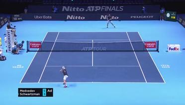 Match Highlight | Daniil Medvedev 2 vs 0 Diego Schwartzman | Nitto ATP Finals 2020