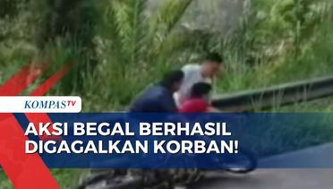 Viral Aksi Begal di Jalan Lintas Bengkulu Digagalkan Korban dan Polisi yang Melintas