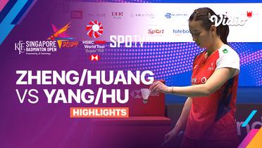 Zheng Si Wei/Huang Ya Qiong (CHN) vs Yang Po-Hsuan/Hu Ling Fang (TPE) - Highlights | KFF Singapore Badminton Open 2024 - Mixed Doubles