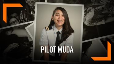 Sosok Pilot Cantik Yang Dulunya Drummer Band Vicky Shu