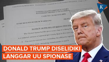 Trump Diselidiki Terkait Kemungkinan Pelanggaran UU Spionase