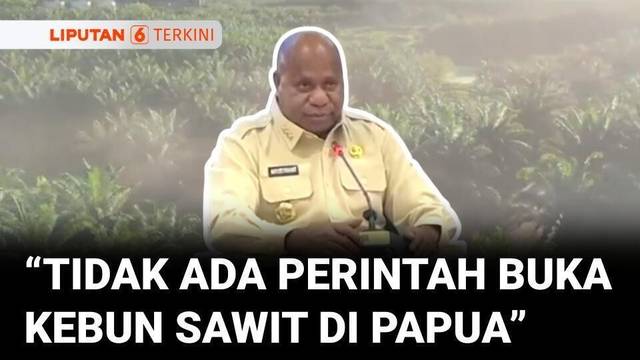 Pemprov Papua Cabut Izin Tiga Perusahaan Sawit, Gubernur Luruskan Tidak Ada Perintah Presiden