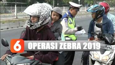 Tiga Hari Operasi Zebra, Ratusan Kendaraan Ditilang di Tangerang - Liputan 6 Siang