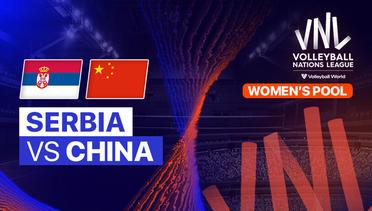 Serbia vs China - Full Match| Women's Volleyball Nations League 2024