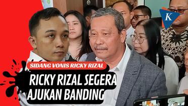 [FULL] Kubu Ricky Rizal Nilai Vonis Majelis Hakim Tak Berdasarkan Fakta yang Kuat