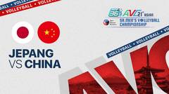 Full Match: Jepang vs China | Asian Men's Volleyball  Championship 2021