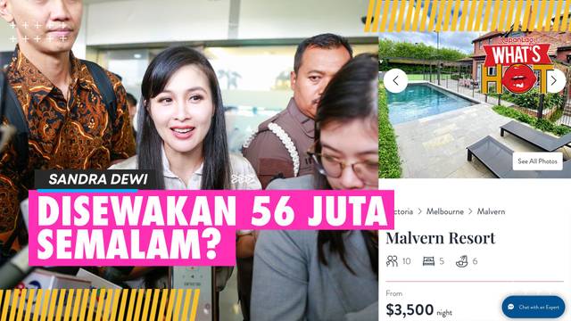 Rumah Mewah Sandra Dewi Di Australia Diduga Disewakan 56 Juta Semalam, Buntut Kasus Korupsi Suami?
