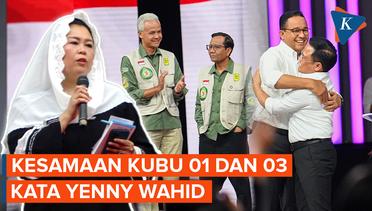 Salam 4 Jari, Yenny Wahid Ungkap Kesamaan Kubu 01 dan 03