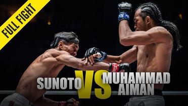 Sunoto vs. Muhammad Aiman | ONE Full Fight - August 2019