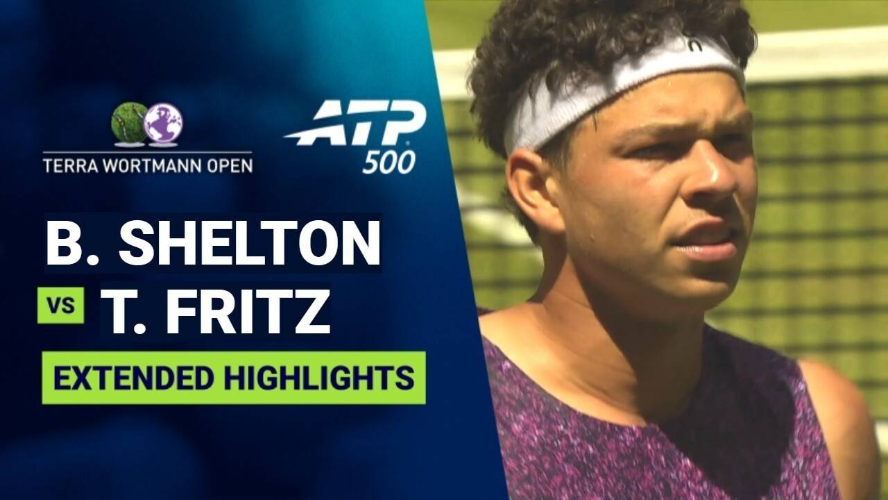 Ben Shelton vs Taylor Fritz - Quarterfinals | ATP 500: Terra Wortmann Open 2026