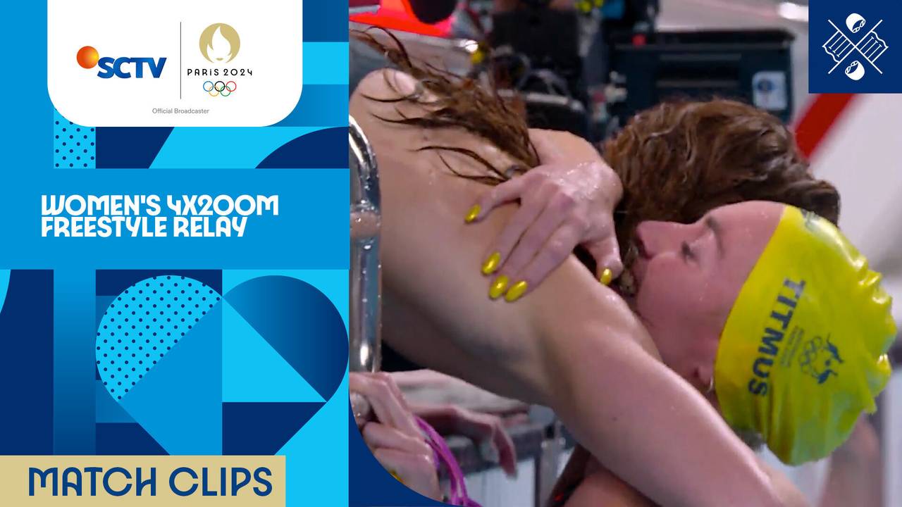 Women's 4x200M Freestyle Relay - Match Clips | Olympic Games Paris 2024