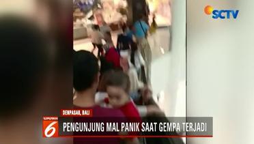 Dampak Gempa Lombok, Pengunjung Mal Di Bali Panik Berebut Turun Eskalator - Liputan6 Pagi