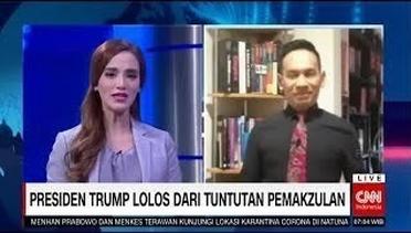 VOA Live Report untuk CNN Indonesia- Presiden Trump Lolos dari Tuntutan Pemakzulan