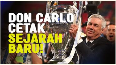 Carlo Ancelotti Ukir Sejarah Baru, Usai Bawa Real Madrid Juara Liga Champions