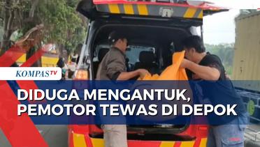 Kronologi Pengendara Motor Tewas di Jalan Raya Bogor, Depok