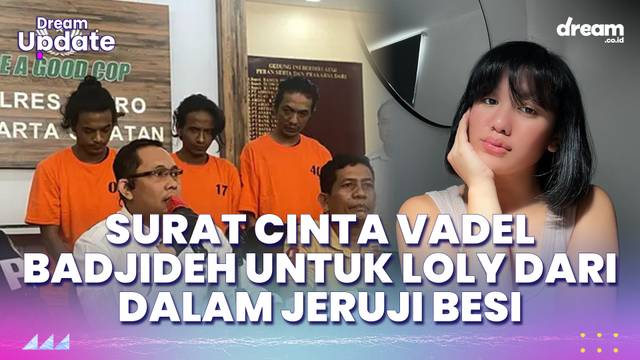 Surat Cinta Vadel Badjideh untuk Loly Dari Dalam Jeruji Besi | Enamplus