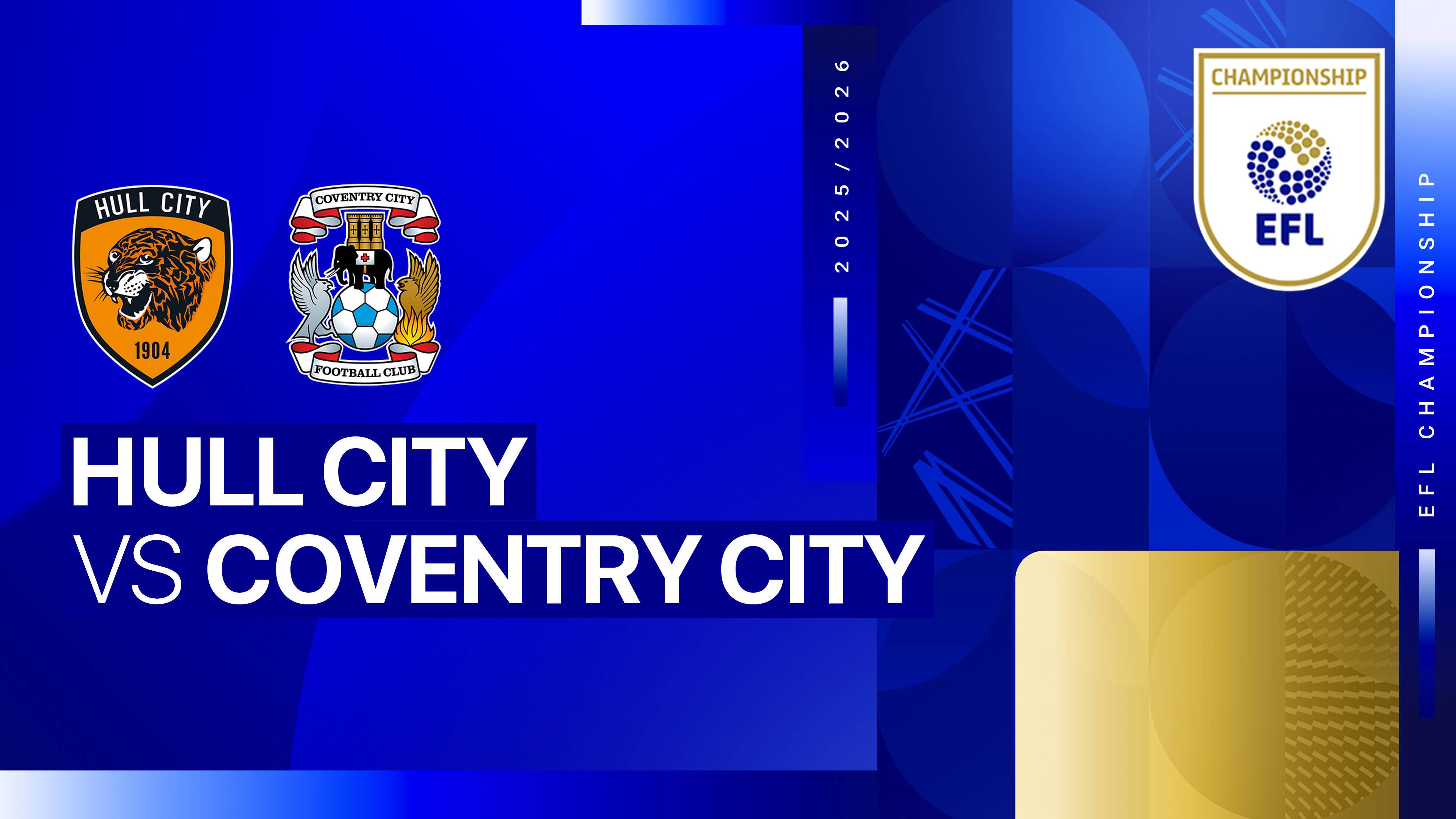 Hull City AFC vs Coventry City FC