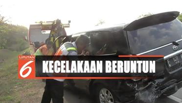 Kecelakaan Beruntun di Tol Tangerang-Merak KM 69 Serang, 10 Orang Luka Parah - Liputan 6 Pagi