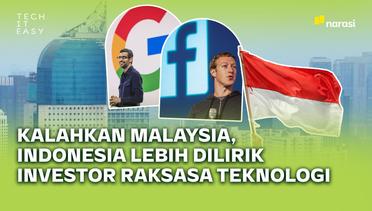 Kalahkan Malaysia, Indonesia Lebih Dilirik Investor Raksasa Teknologi