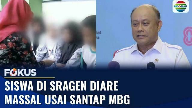 Diare Massal di Sragen, BGN Janji Perketat Standar Pengolahan Makanan Bergizi Gratis | Fokus
