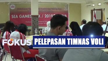 PP PBVSI Lepas Timnas Voli SEA Games ke-30 di Bogor - Fokus Pagi