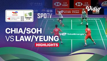 Aaron Chia/Soh Wooi Yik (MAS) vs Law Cheuk Him/Yeung Shing Choi (HKG) - Highlights | Thomas Cup Chengdu 2024 - Men's Doubles