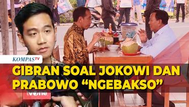 Reaksi Gibran Ditanya soal Jokowi dan Prabowo Makan Bakso Bareng di Magelang