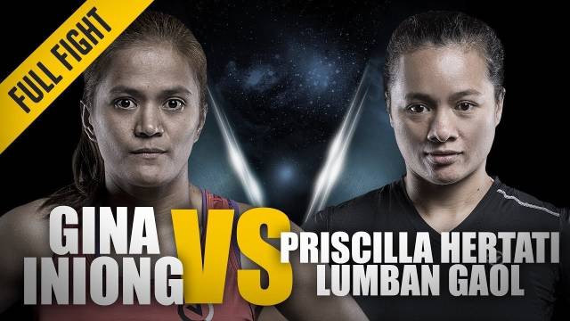 ONE- Full Fight - Gina Iniong vs. Priscilla Hertati Lumban Gaol - Blistering Ground Attack