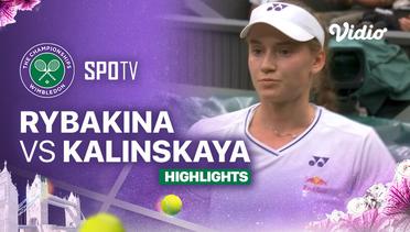 Elena Rybakina (KAZ) vs Anna Kalinskaya - Highlights | Wimbledon 2024 - Ladies' Singles