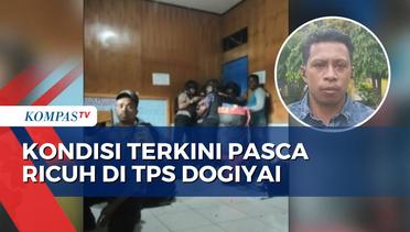 Kondisi Terkini Pasca Kericuhan di TPS Dogiyai Antara Polisi dan Warga